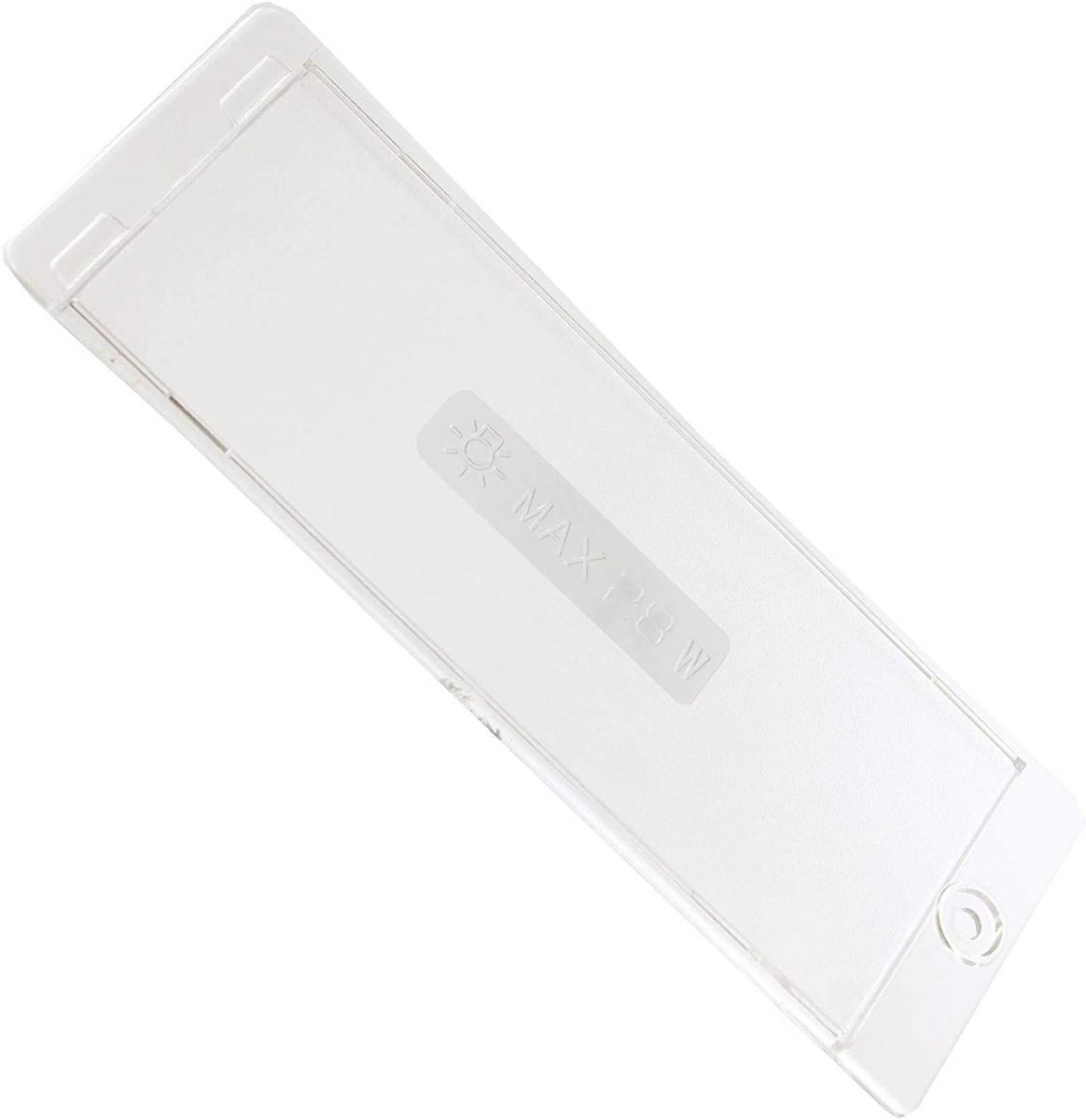 Universele Lichtdiffuser Lampbeschermplaat voor Afzuigkap 170x63mm
