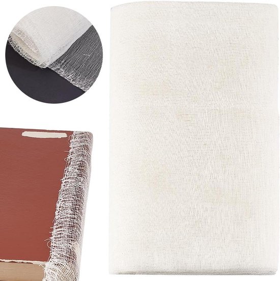 AHANDMAKER Boekbinddoek – 2,75 X 1,27 Meter – Hoogwaardig Katoen – Slijtvast & Flexibel – Voor Reparatie, Versteviging & Omslagen Van Boeken – Studenten, Leraren & Bibliotheken