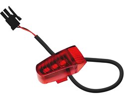 E-Twow, Achterlicht voor E-Twow Booster SE Scooter, Zwart / Rood