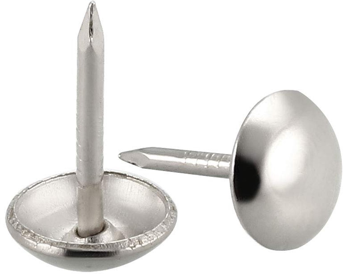 120 stuks beklede spijkers meubels naald duim tack pinnen kopdiameter 9mm / 0,35"