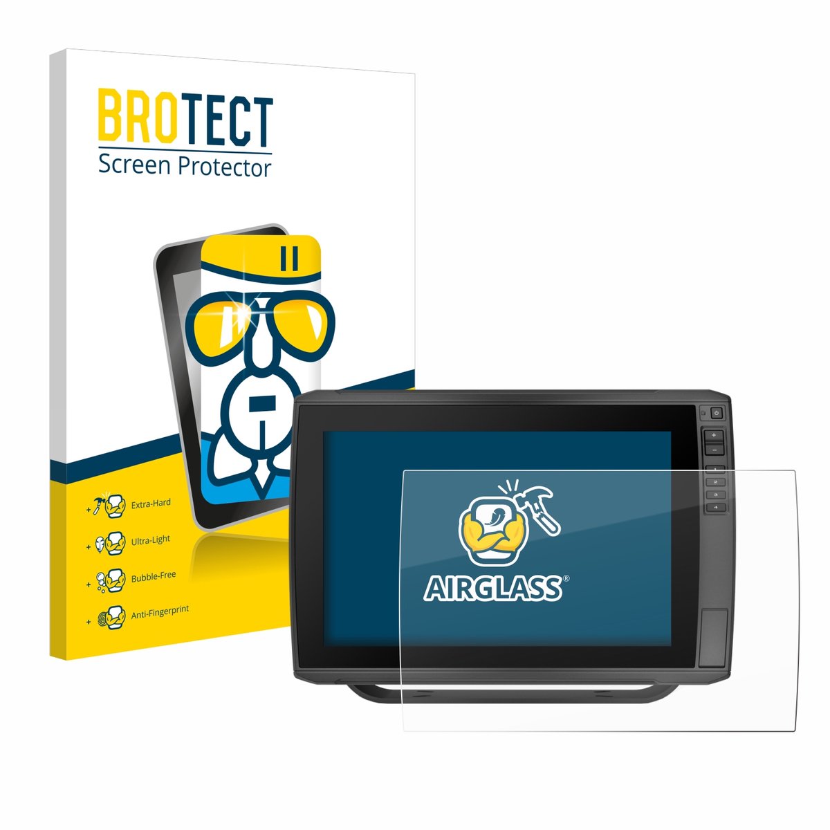 Screenprotector voor Garmin ECHOMAP Ultra 122sv Beschermglas transparant
