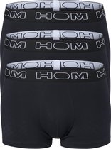 HOM Boxerlines Basic boxer Brief (3-pack) - heren boxers kort - zwart -  Maat: XL