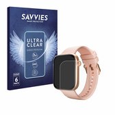 Savvies - Screenprotector voor Maoo ProWatch 1.85" - Folie Beschermfolie transparant 6 Stuks