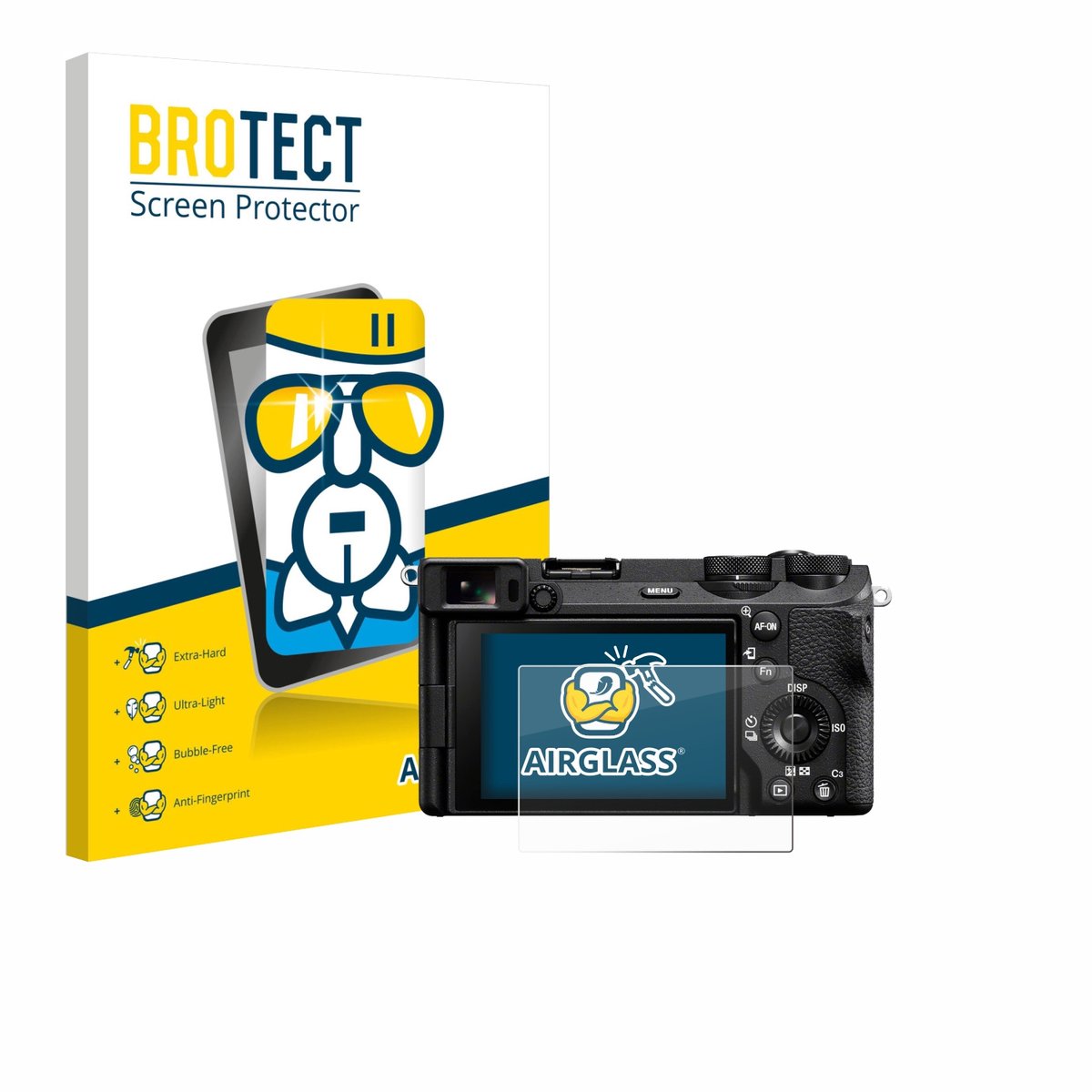 Screenprotector voor Sony Alpha 6700 Beschermglas transparant