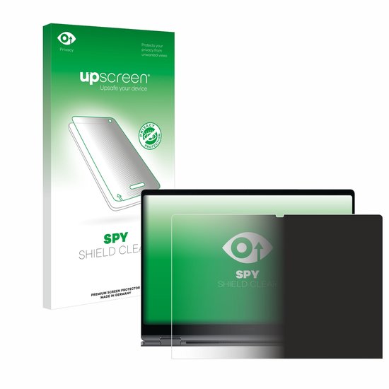 Privacyfolie Samsung Galaxy Book4/Book5 Pro 360 16″ upscreen Spy Shield Clear, krasbestendig, anti-vingerafdruk