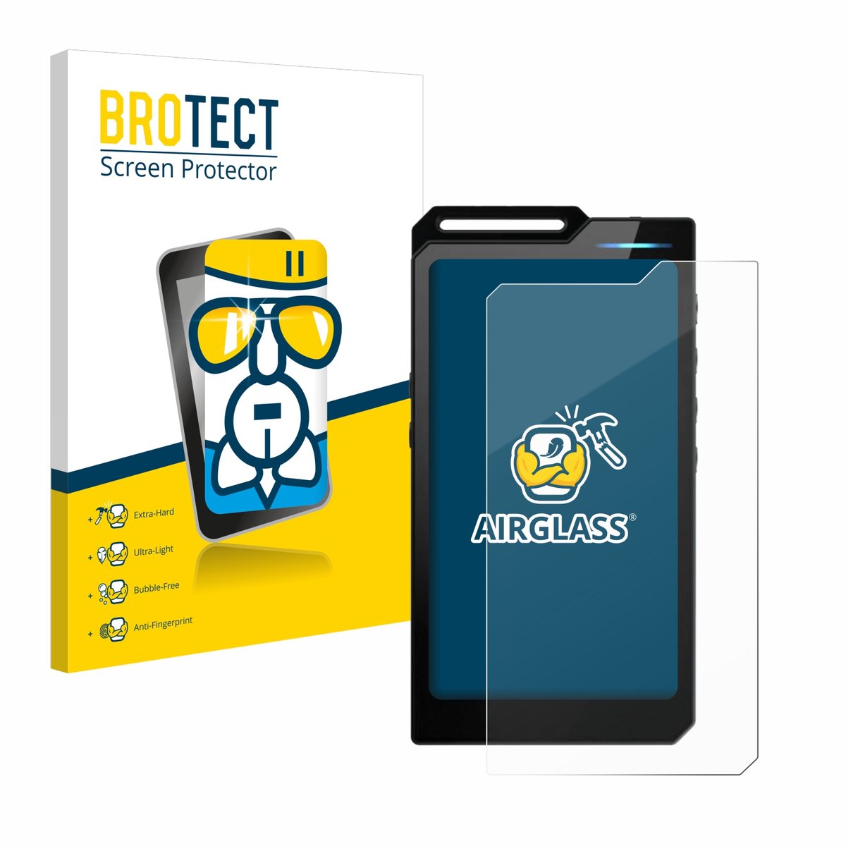 Screenprotector voor Hiby R4 Beschermglas transparant