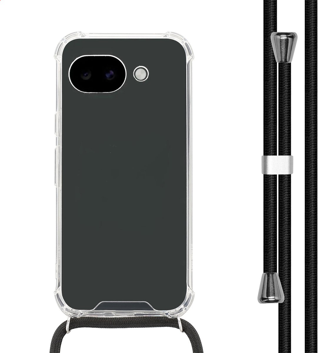imoshion Hoesje - Geschikt voor Google Pixel 10a - Backcover met koord - Zwart