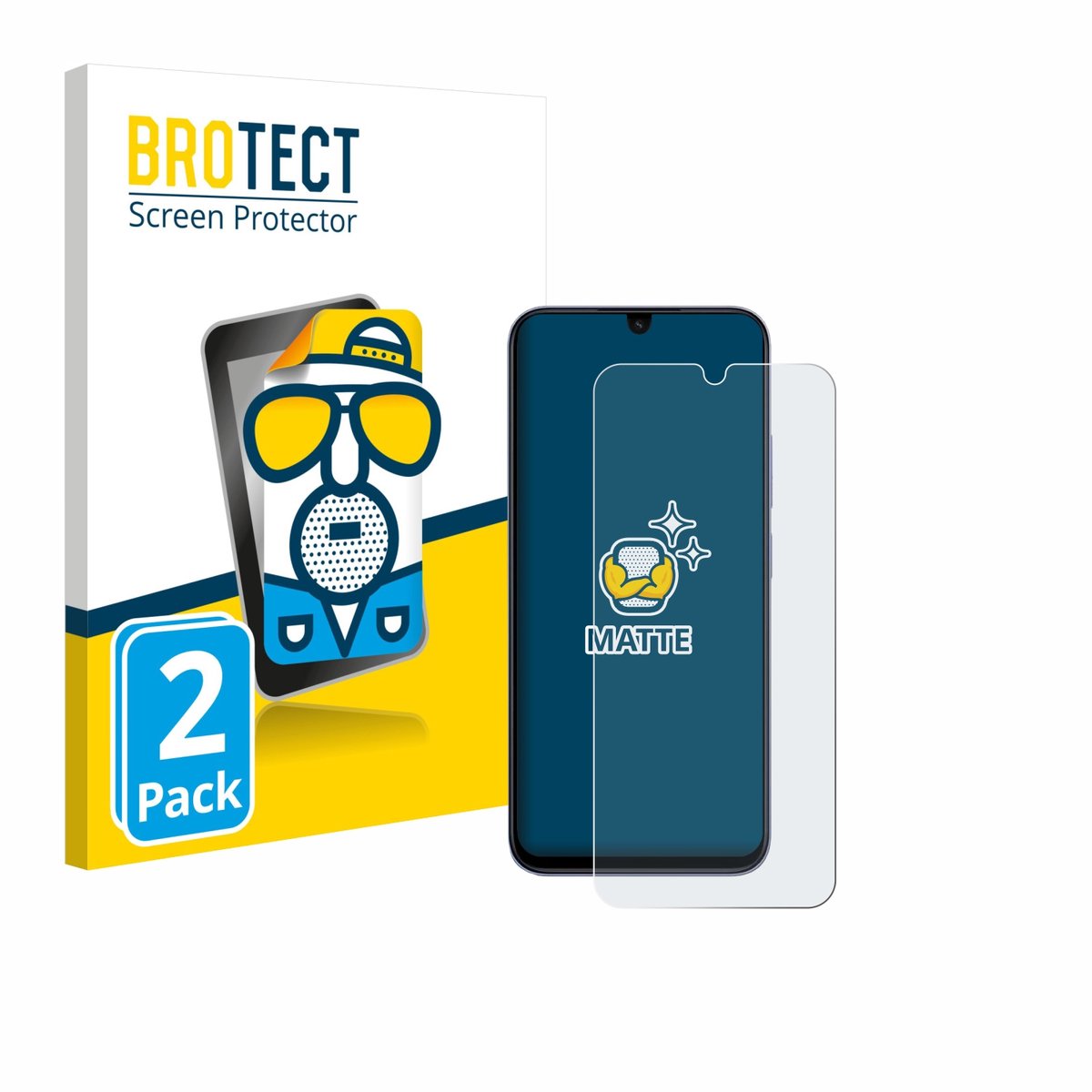 BROTECT - Screenprotector voor Xiaomi Poco C85 - Folie Beschermfolie matte 2 Stuks