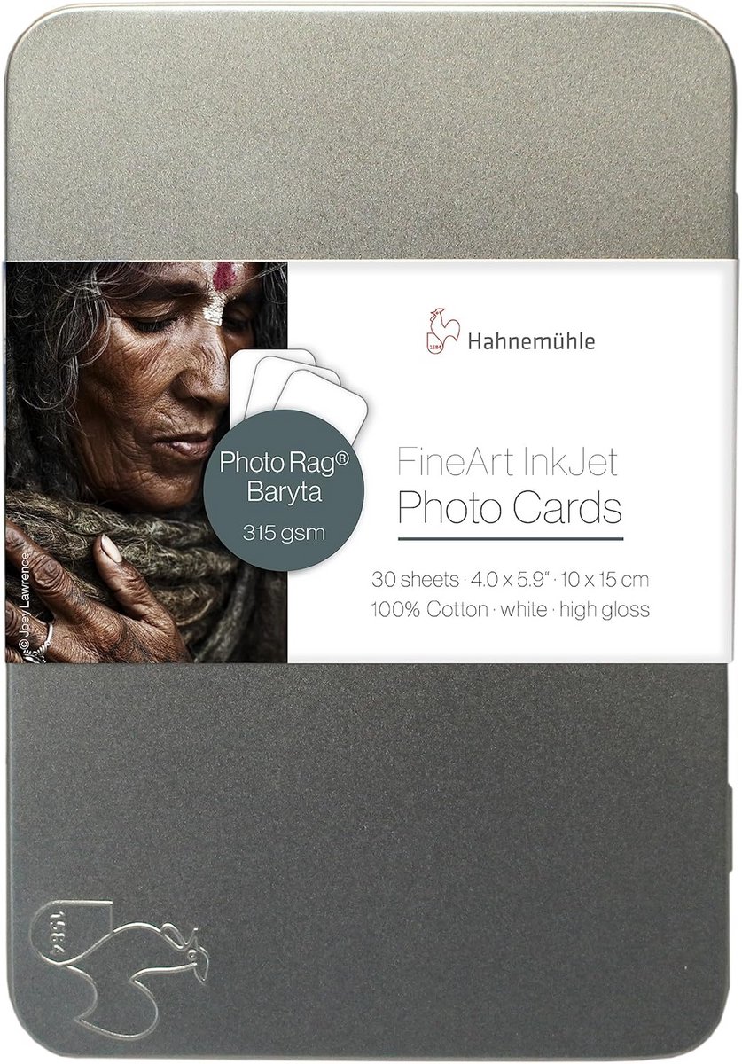 Hoogglans Fotokaarten Mini Ansichtkaarten voor Inkjet Printers Wit 30 Vellen 10x15 cm
