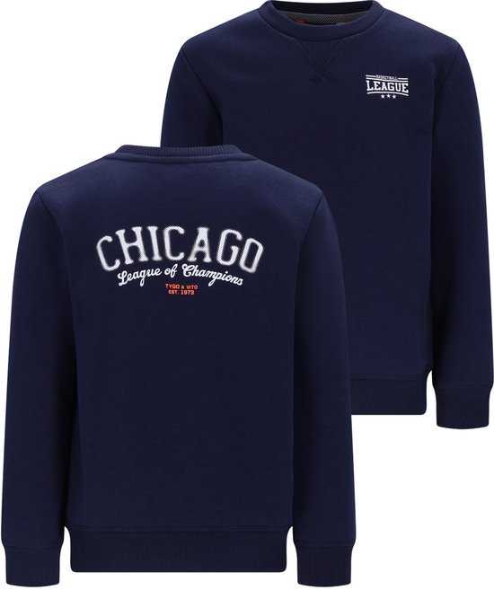 TYGO & vito jongens Trui blauw maat 146/152