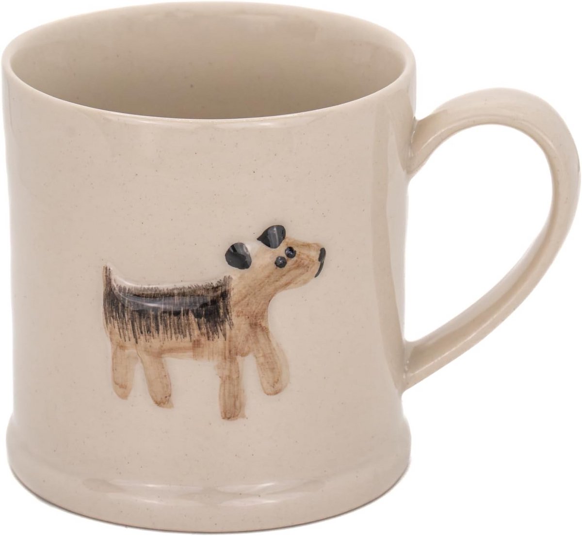 Leuke Keramische Beker met Hondenreliëf voor Koffie en Thee