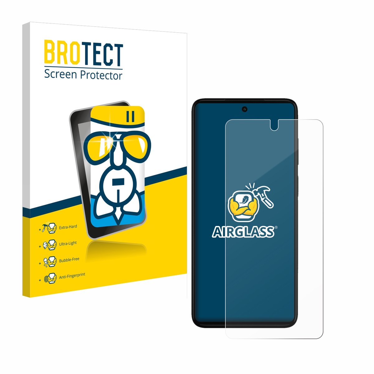 Screenprotector voor Motorola Moto G52 Beschermglas transparant
