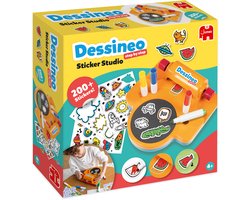 foto van Jumbo - Dessineo Sticker Studio - Stickers maken - Kleur je eigen stickers