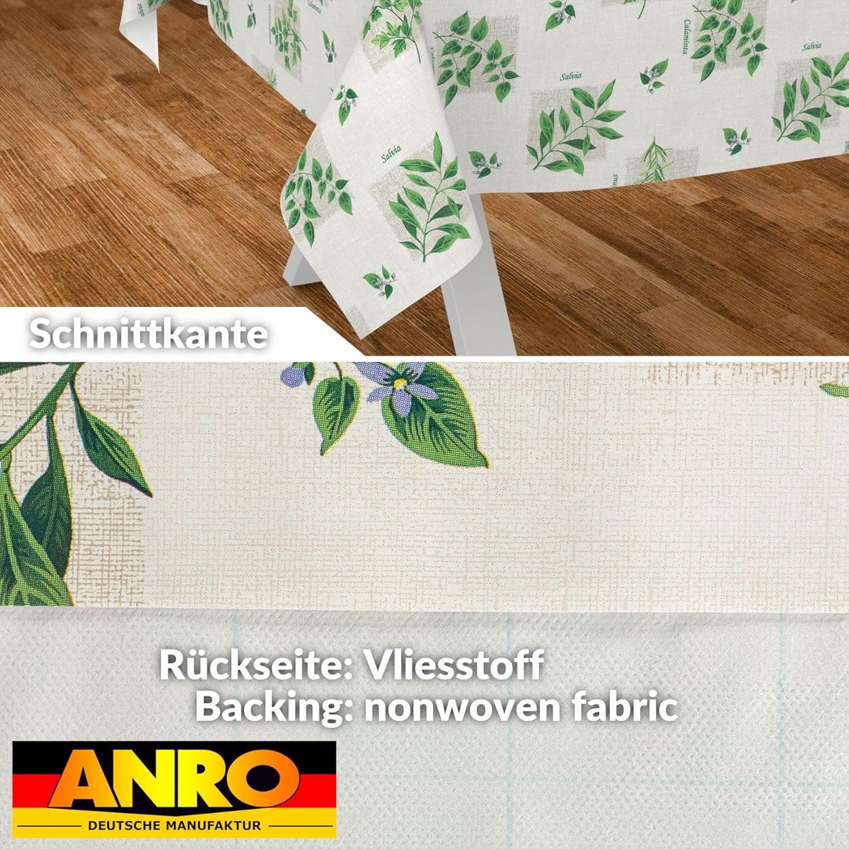 Tafelkleed Afwasbaar Kruiden Design Rechthoekig 240x140 cm Waterafstotend