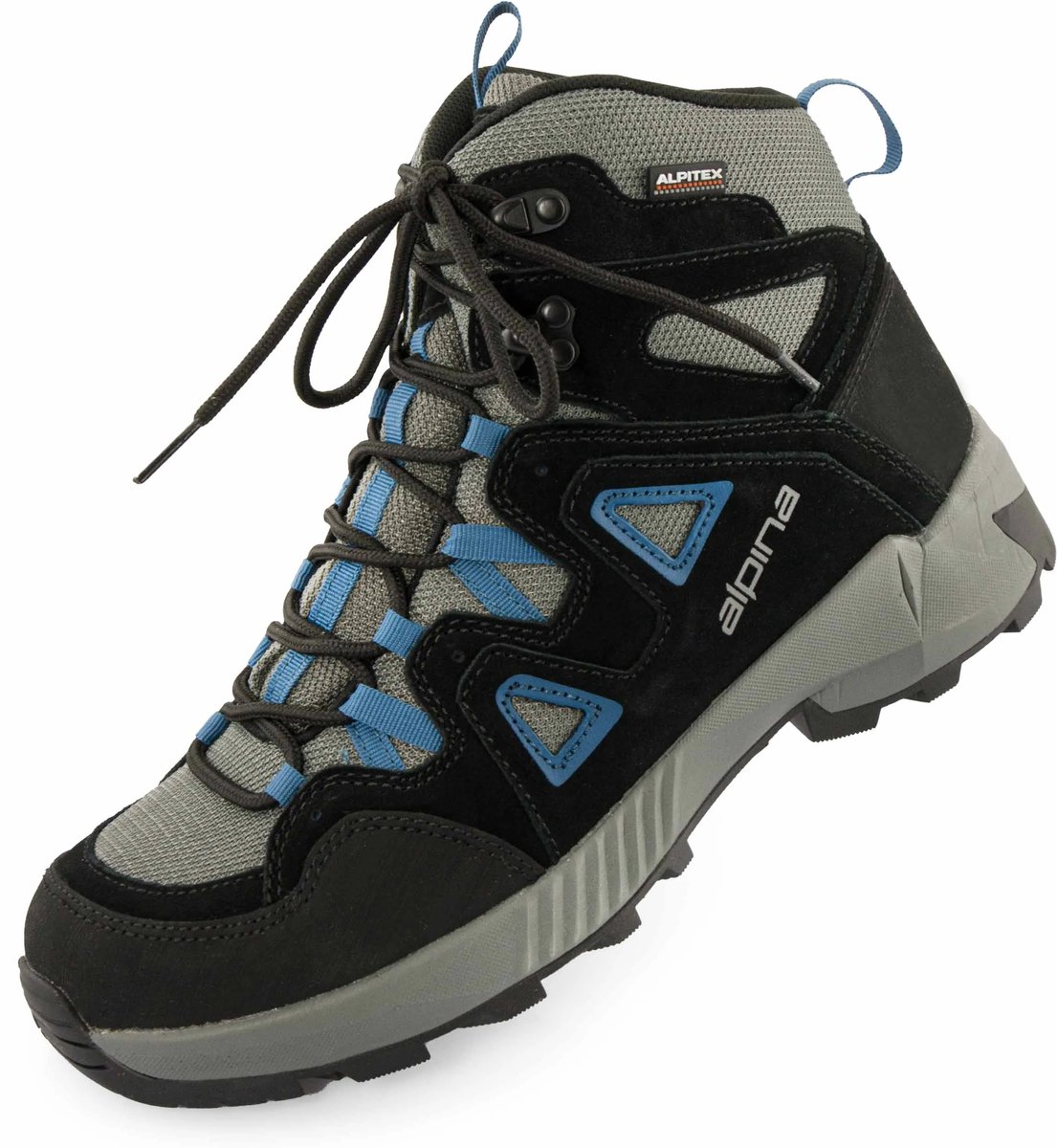 Trekkingschoenen heren Alpina Tracker middenblauw 44
