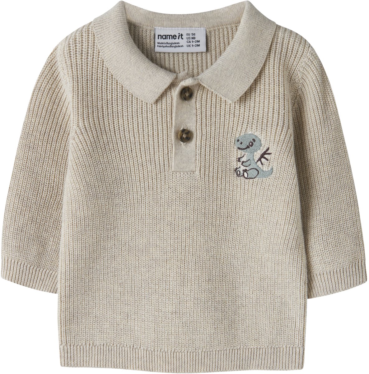 NAME IT - NBMKOLLA LS KNIT POLO - Baby - Cardigans
