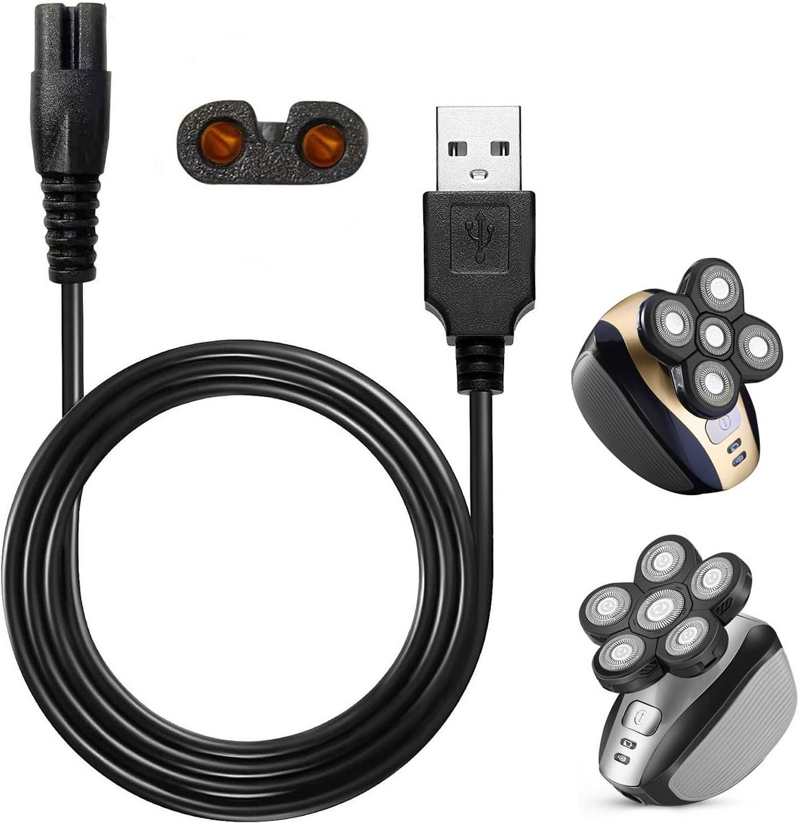 Universele USB Oplaadkabel voor Elektrische Scheerapparaten