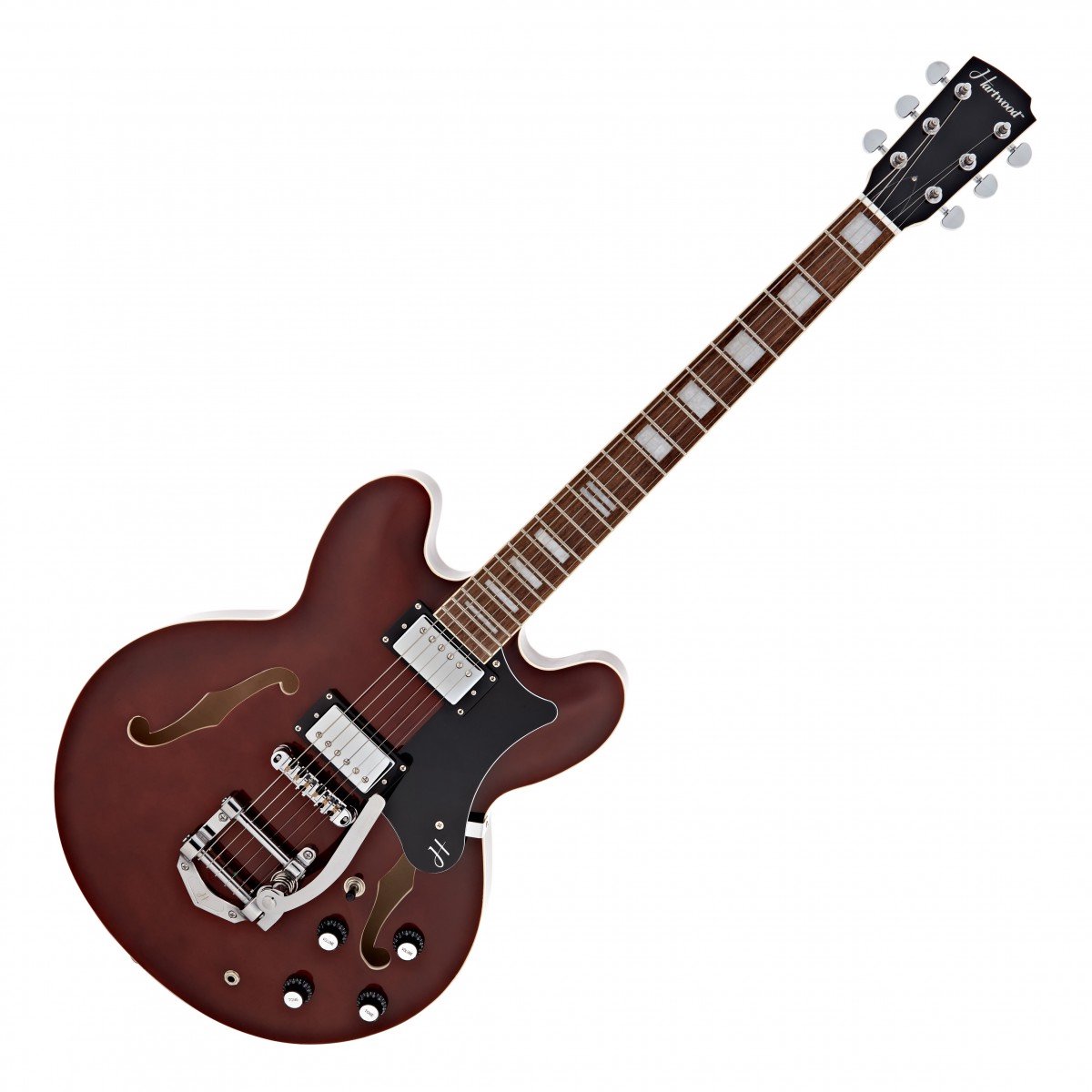 Hartwood Revival Legend TR Semi Akoestische Gitaar, Walnoot