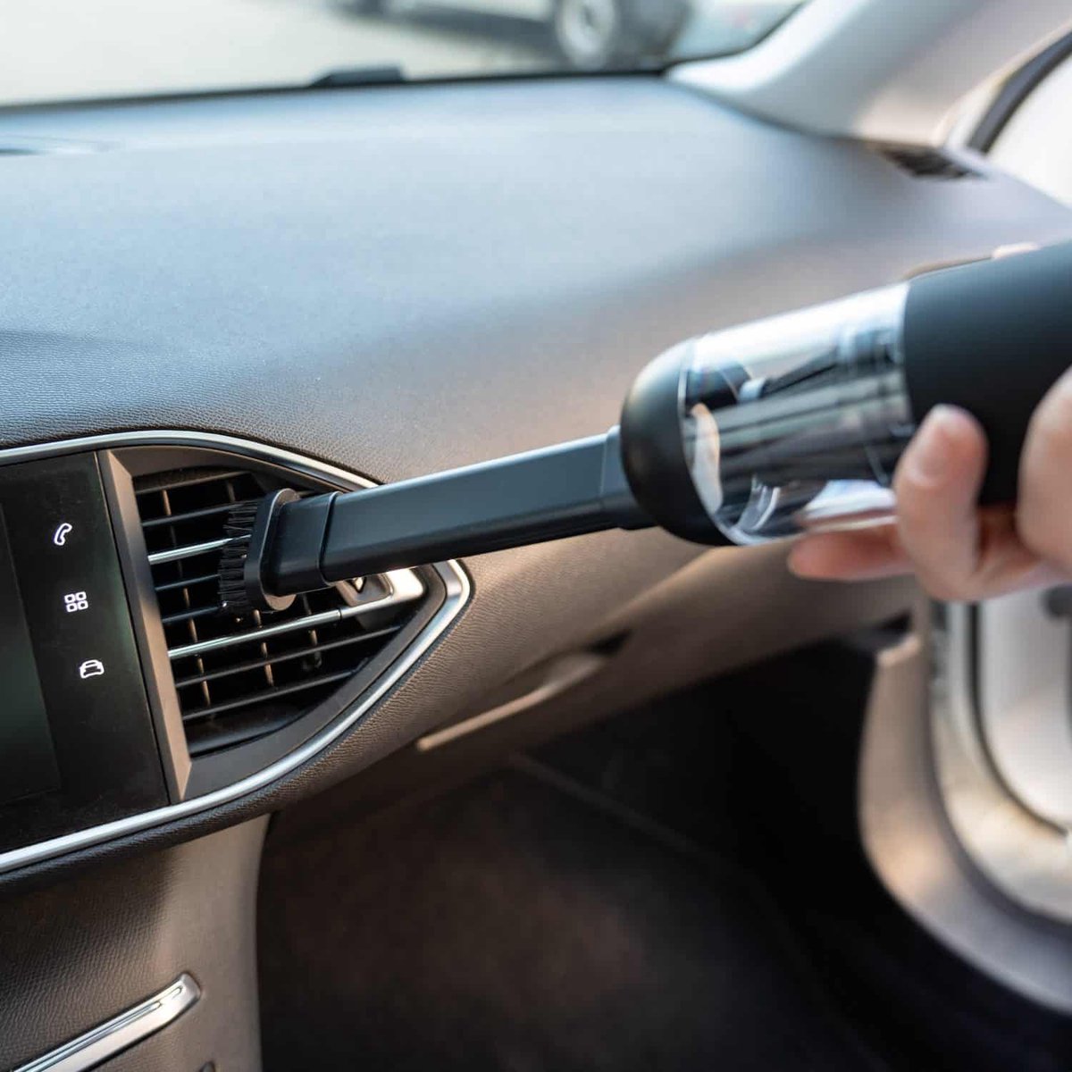 MikaMax Draagbare Stofzuiger Mini Zwart met 3 Opzetstukken - afbeelding 3