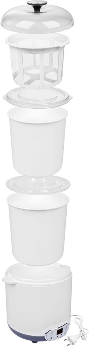 MIRA® Yoghurtmaker - Citruspers - Ijsmachine - Wit/Grijs - 17cm x 20cm x 22cm van Merkloos — afbeelding 5