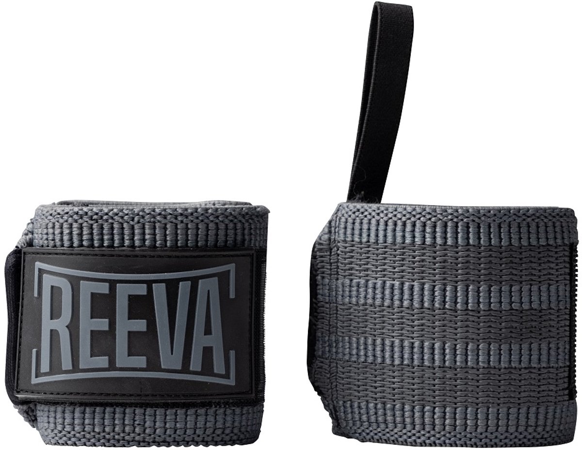 Reeva Wrist Wraps Grijs - Wrist Wraps geschikt voor Fitness, Crossfit en Krachttraining - Wrist Wraps voor Heren en Dames
