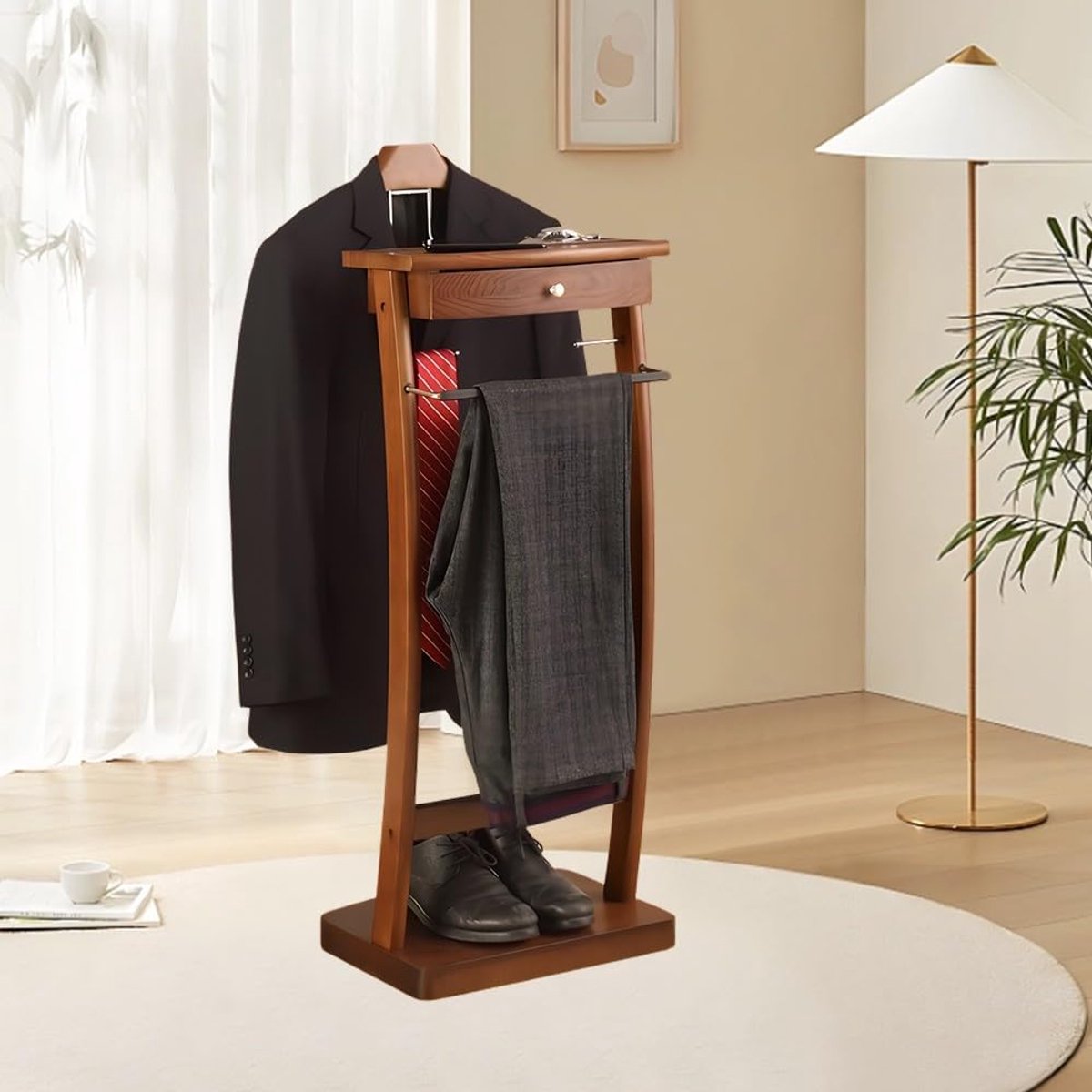 Kledingrek met Schoenopslag - Staande Kapstok - Kreukvrije Kleding - Ingebouwde Schoenplan