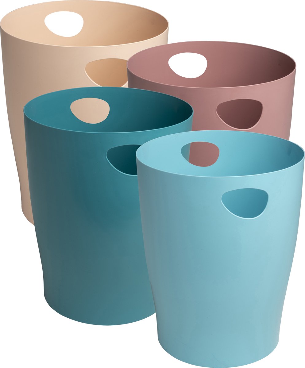 Exacompta 8x Papiermand ECOBIN Skandi - Geassorteerd - 453606D