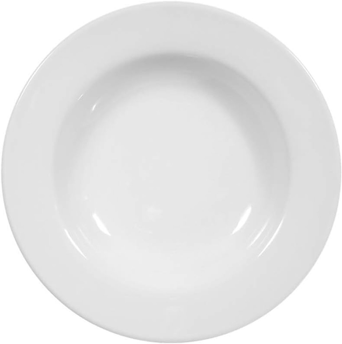 Soepbord Rond - Diep Bord - Warme Maaltijden - Vaatwasserbestendig - 23 cm - Wit