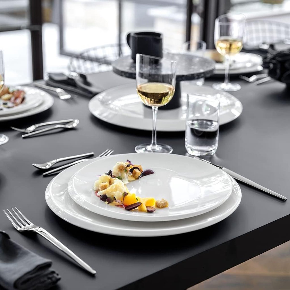 Tafelvork - Dinerbestek - Eten Serveren - Gepolijste afwerking - 218 cm - Zilverkleurig