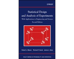 Omslag van Statistical Design And Analysis Of Experiments