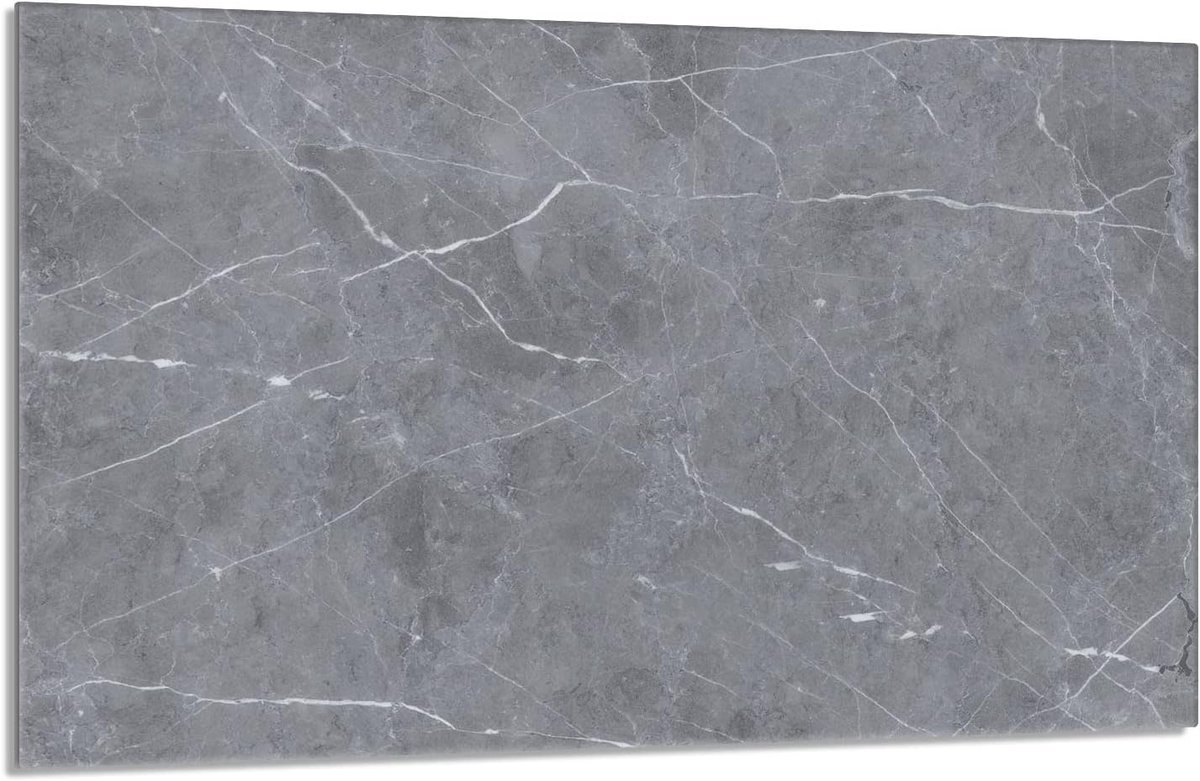 Fornuis afdekplaat Kookplaat bescherming Keukenblad verlengen Gehard glas 80x52 cm Marmerlook