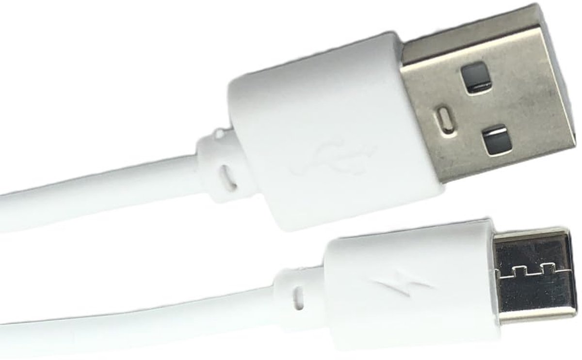 Oplaadkabel - Datakabel - Mobiel Laden - Universele Compatibiliteit - 1 Meter - Wit