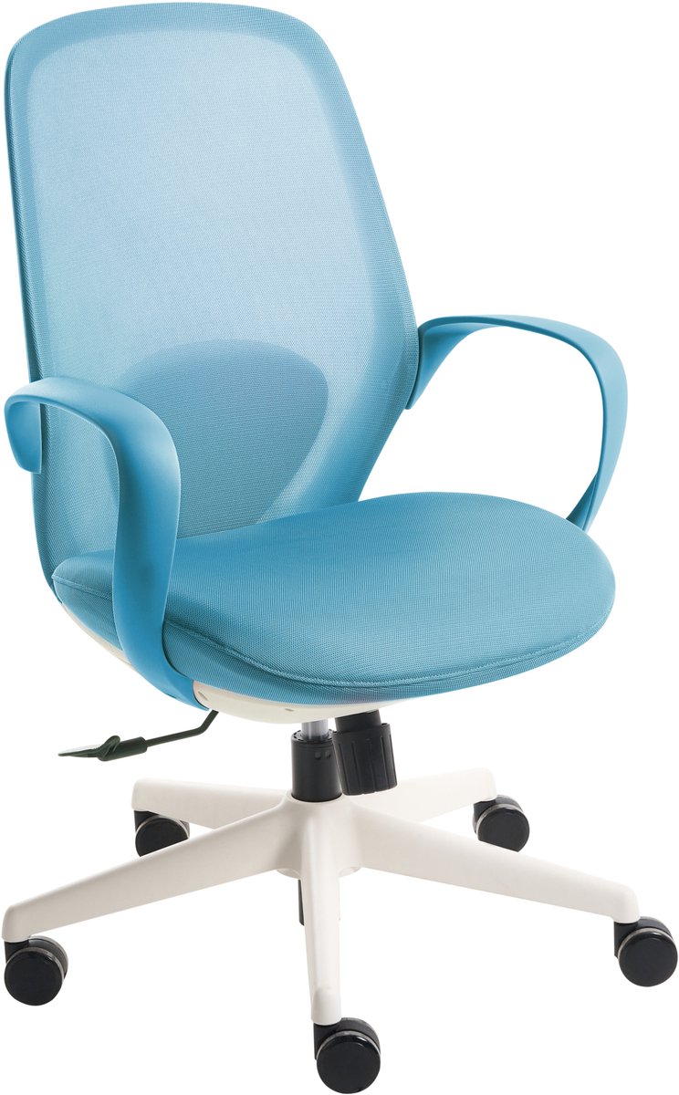 FOAMA - Bureaustoel - Blauw - Mesh