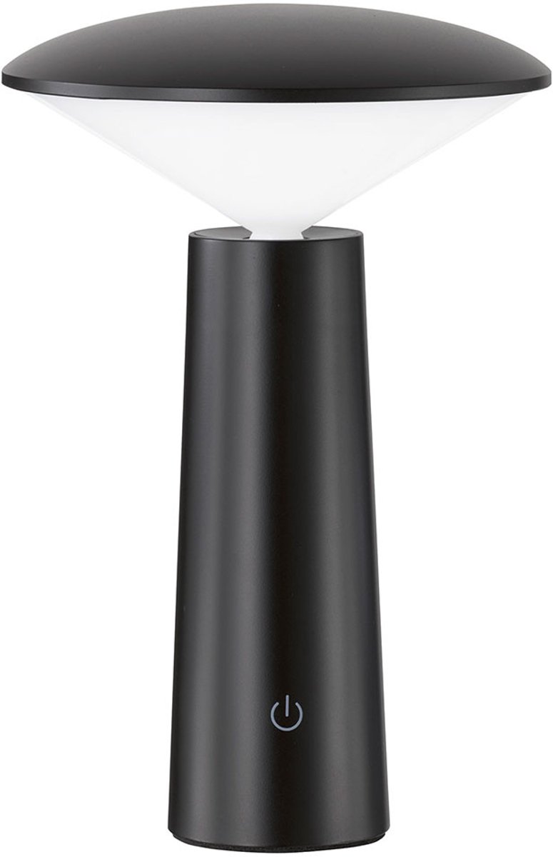 LED tafellamp tuinverlichting oplaadbare accu tafellamp voor buiten, dimbaar CCT schakelaar draaibaar IP44, 2W 200lm 3000K 4750K 6500K , DxH 14x21 cm