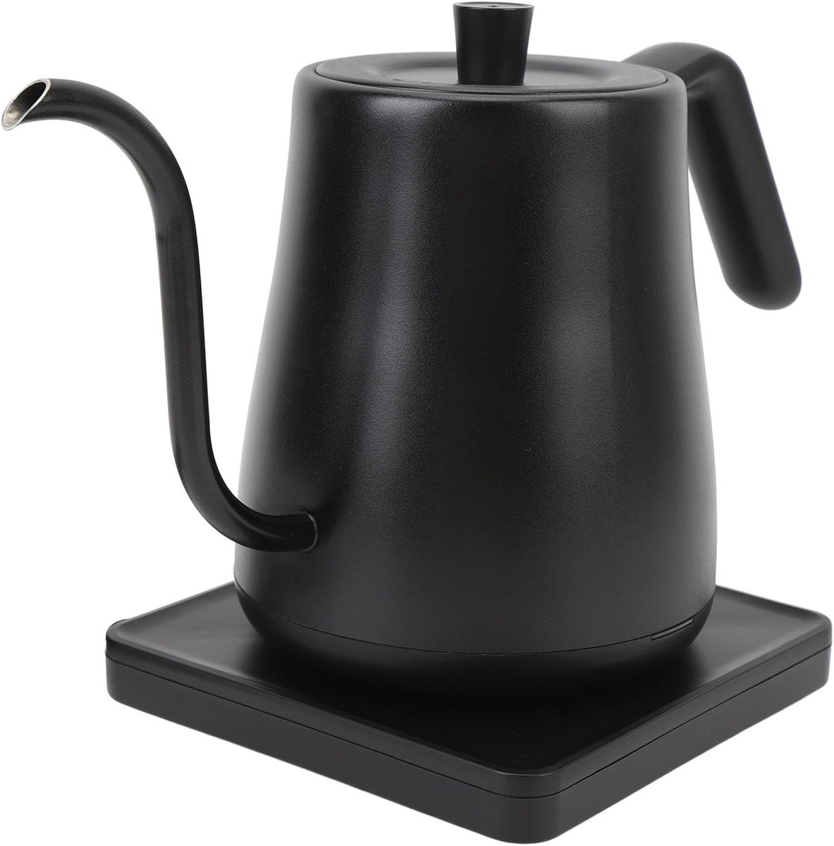 Elektrische Waterkoker - Gietketel Zwanenhals - Precisie Schenken - Nauwkeurige Temperatuur - 800 Ml 1000 W - Zwart