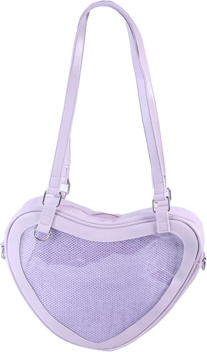 Hartvormige Schoudertas - Crossbody Tas - Dagelijkse Boodschappen - Japanse Stijl