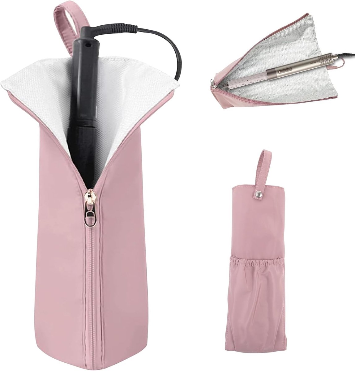 Hittebestendige Organizer Tas - Stijltang Opberger - Veilig Styling Apparaten - Direct Opbergen Hete Tools - 30 x 12 cm