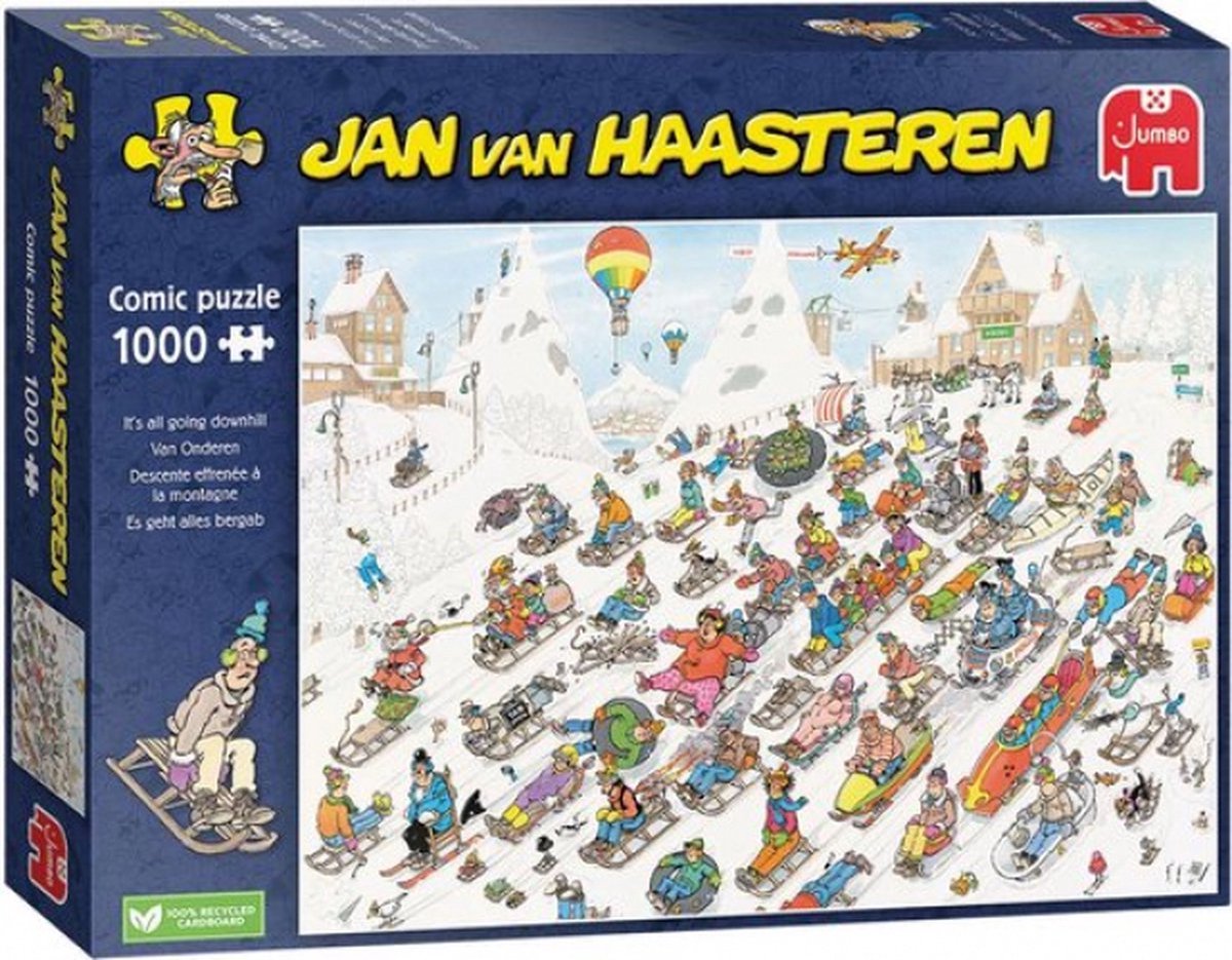 Jan van Haasteren - Van Onderen! - 1000 stukjes - Puzzel — afbeelding 8