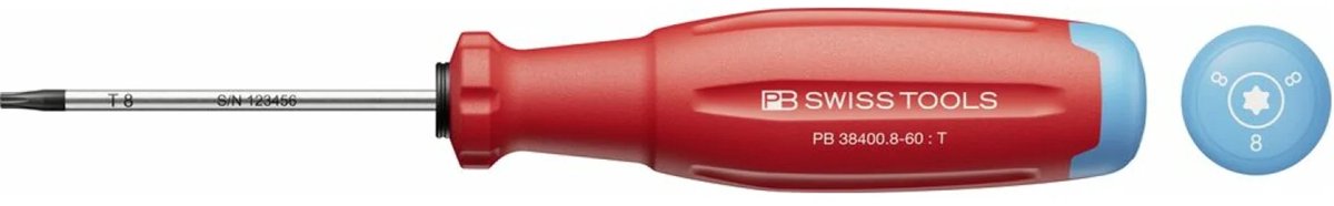 Schroevendraaier T8x 60mmSwissGrip EVO PB Swiss
