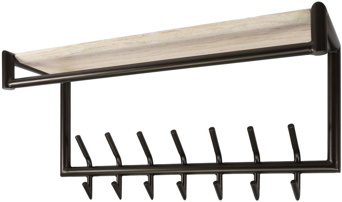 Giga Living Kapstok Terra - Travertin - 85x27x40cm