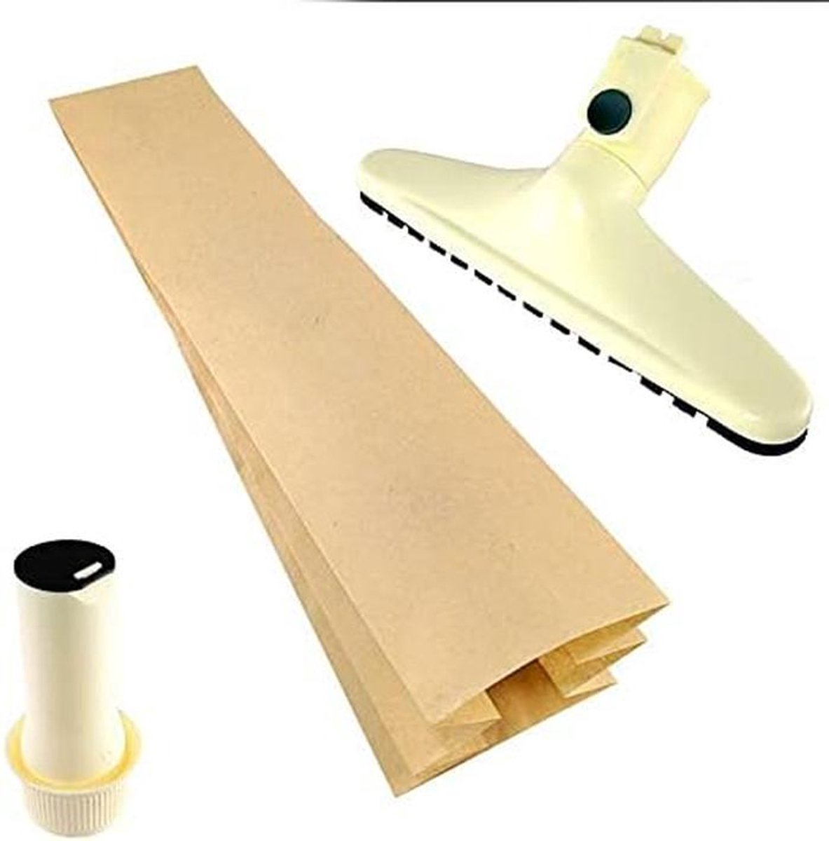 Stofzuigerzakken Papier - Stofzuigerzakken Set - Stofzuigen Huis - 20 Stuks Inclusief Mondstuk - Compatibel VK116 VK117