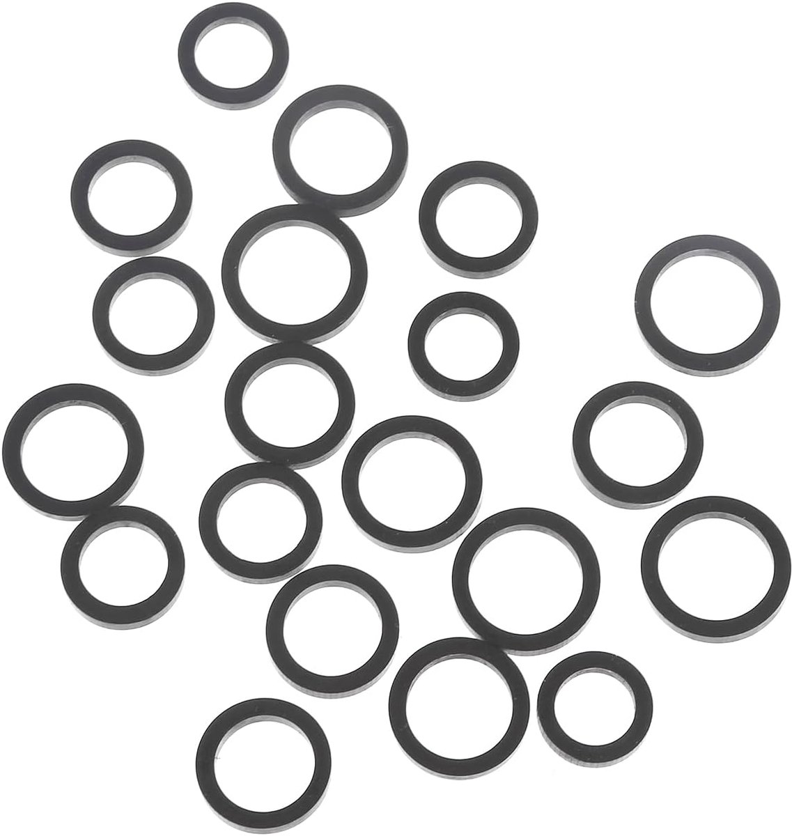 Cassetteband Loopwiel - Draaiwiel Ringen - Tape Recorder Reparatie - Duurzaam Rubber Materiaal - 20 Stuks 3.5mm Dik