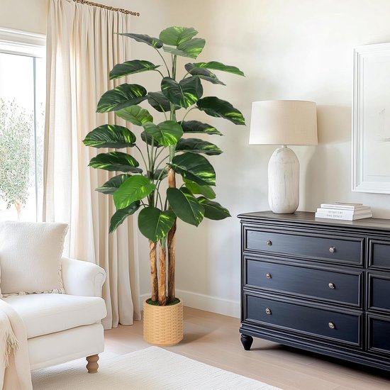 Kunstboom met Pot Bamboe 80 cm - Luxe & Duurzaam
