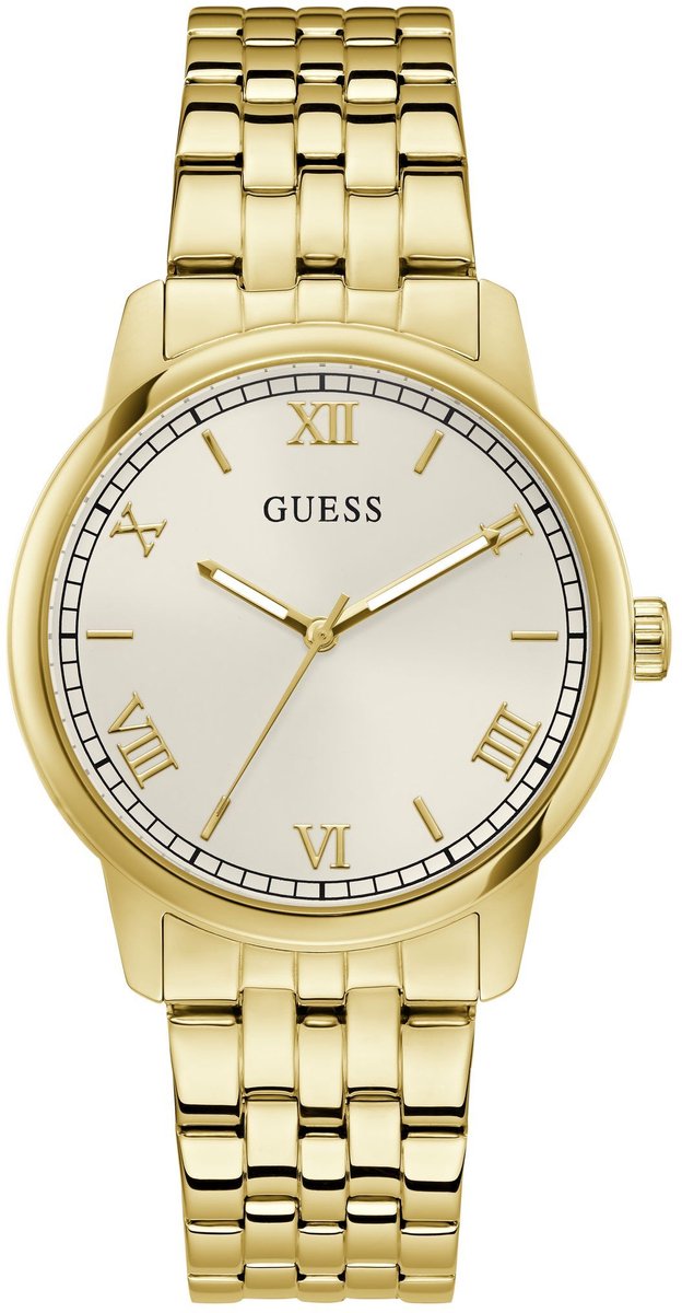 Guess Chandler Quartz Analoog Horloge Gold Tone Kast: 100% Roestvrij Staal | Armband: 100% Roestvrij Staal 40 mm GW1053G1, GW1053G2, GW1053G5