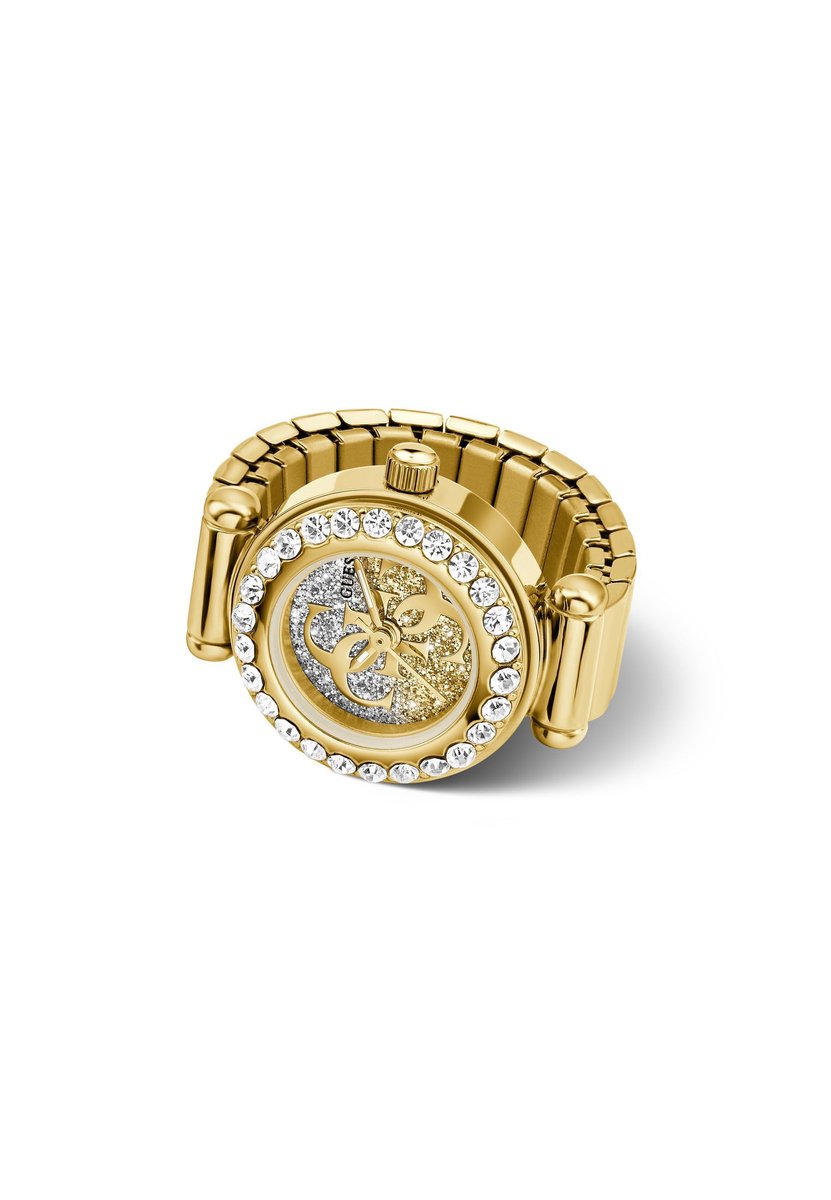 Guess Anna Quartz Analoog Horloge Gold Tone Kast: 100% Roestvrij Staal | Armband: 100% Roestvrij Staal 18 mm GW1022L1, GW1022L2, GW1078L1, GW1078L2