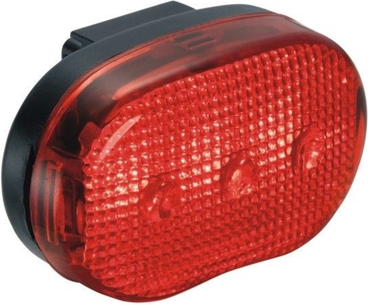 Falkx MTB LED achterlicht - Rood - Inclusief batterijen - Veiligheidsfunctie - Eenvoudige installatie