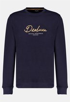 DEELUXE Sweater met ronde kraag en logo MIKO Night Blue