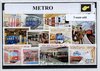 Afbeelding van het spelletje Metro – Luxe postzegel pakket (A6 formaat) : collectie van verschillende postzegels van metro – kan als ansichtkaart in een A6 envelop - authentiek cadeau - kado - geschenk - kaart - transport - trein - spoor - ondergrond - ondergrondse - RET