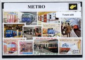 Metro – Luxe postzegel pakket (A6 formaat) : collectie van verschillende postzegels van metro – kan als ansichtkaart in een A6 envelop - authentiek cadeau - kado - geschenk - kaart