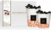 Riverdale - Sense Creamy Blush geschenkset met Geurkaarsen in pot - Oranje